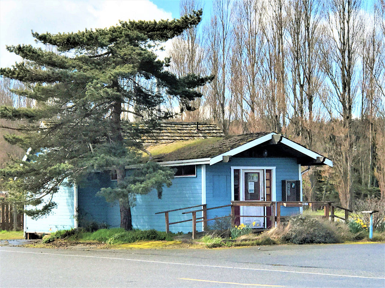 Navy and Port of Port Townsend crews will soon dismantle the Chamber of Jefferson Countys former Port Townsend Visitor Information Center building along West Sims Way in Port Townsend. (Chamber of Jefferson County)