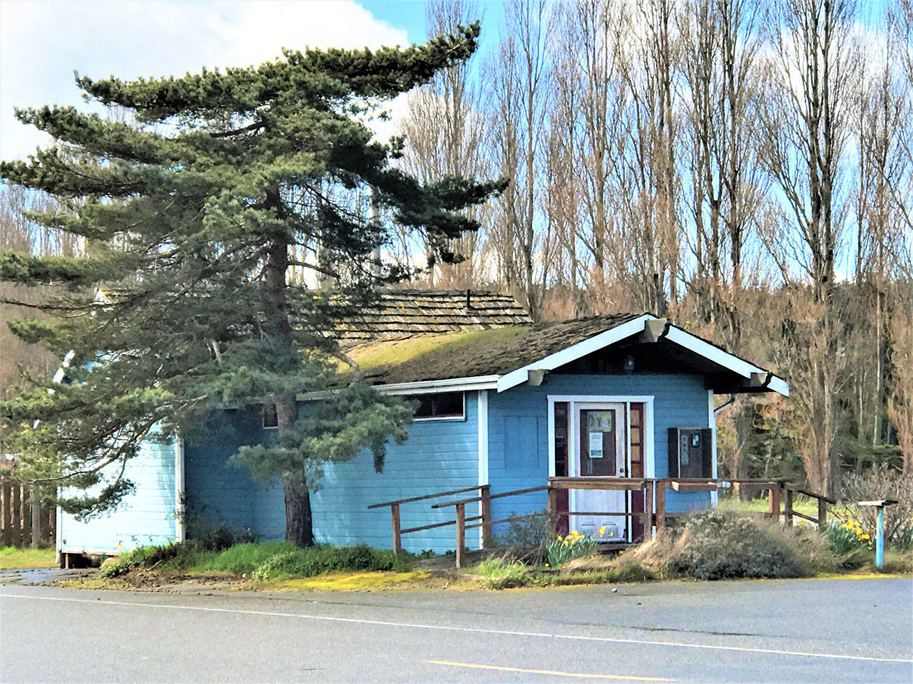 Navy and Port of Port Townsend crews will soon dismantle the Chamber of Jefferson County’s former Port Townsend Visitor Information Center building along West Sims Way in Port Townsend. (Chamber of Jefferson County)
