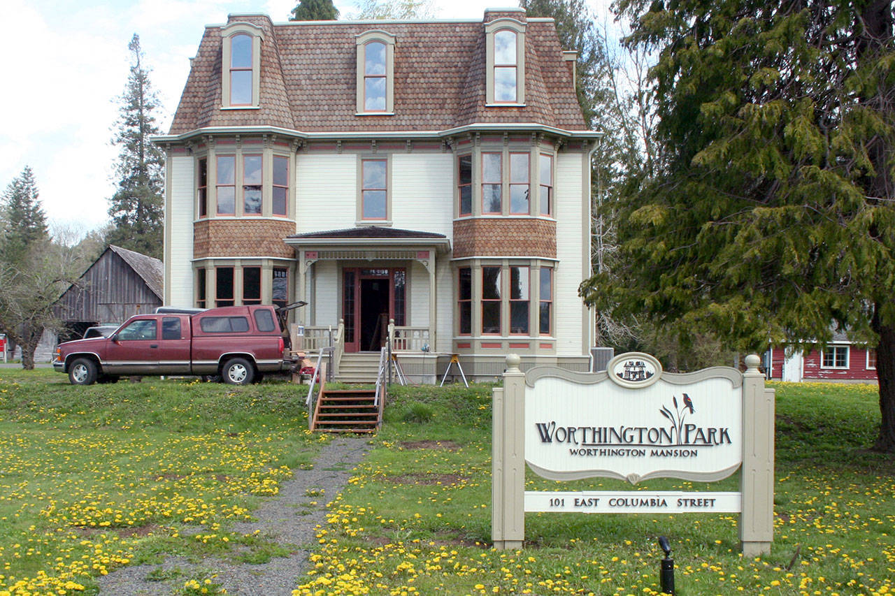 The Hamilton-Worthington House sits near the Quilcene Historical Museum on Columbia Street in Quilcene. The proposed project will include a parking lot and overnight lodging. (Brian McLean/Peninsula Daily News)
