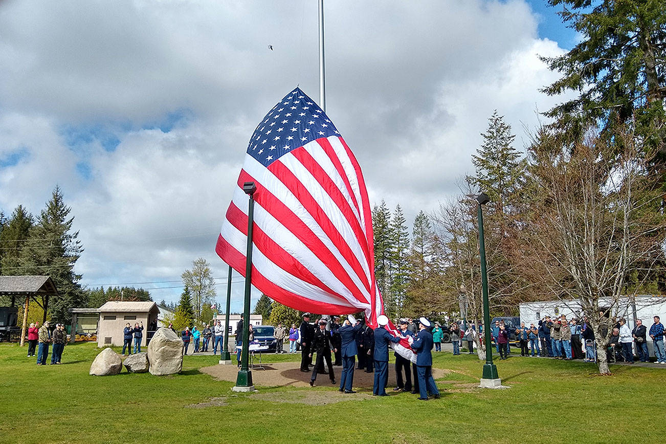 WEST END NEIGHBOR: New flag waves over Forks’ Tillicum Park