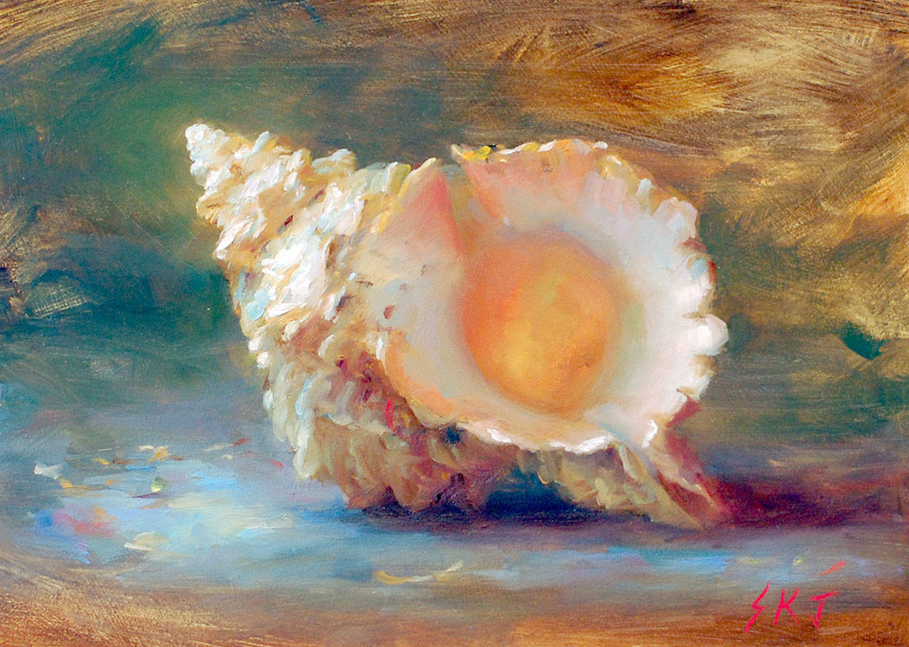“Radiant Conch” by Stephanie Johnson will be among the works on exhibit at Port Townsend Gallery during Saturday’s Port Townsend Gallery Walk.