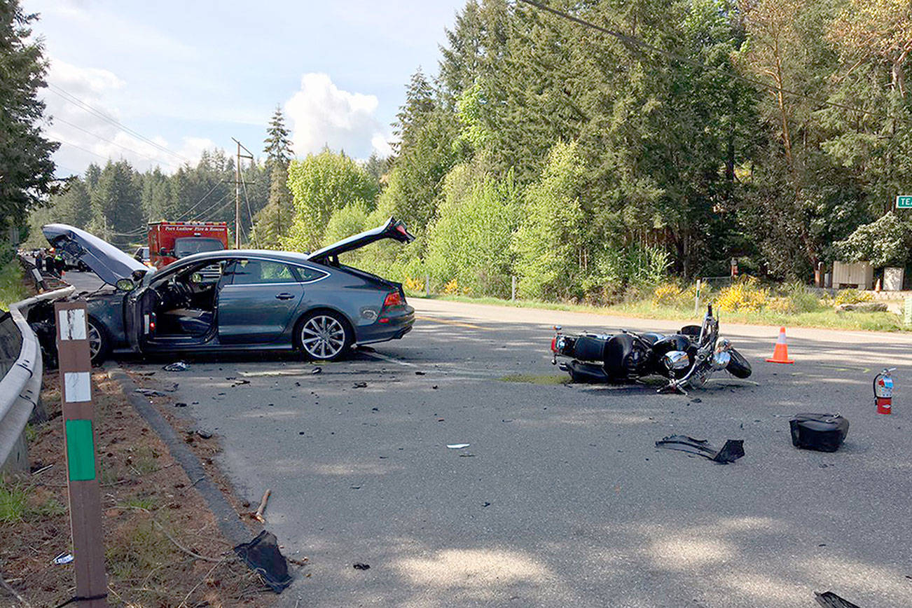 Port Ludlow motorcyclist killed on Highway 104