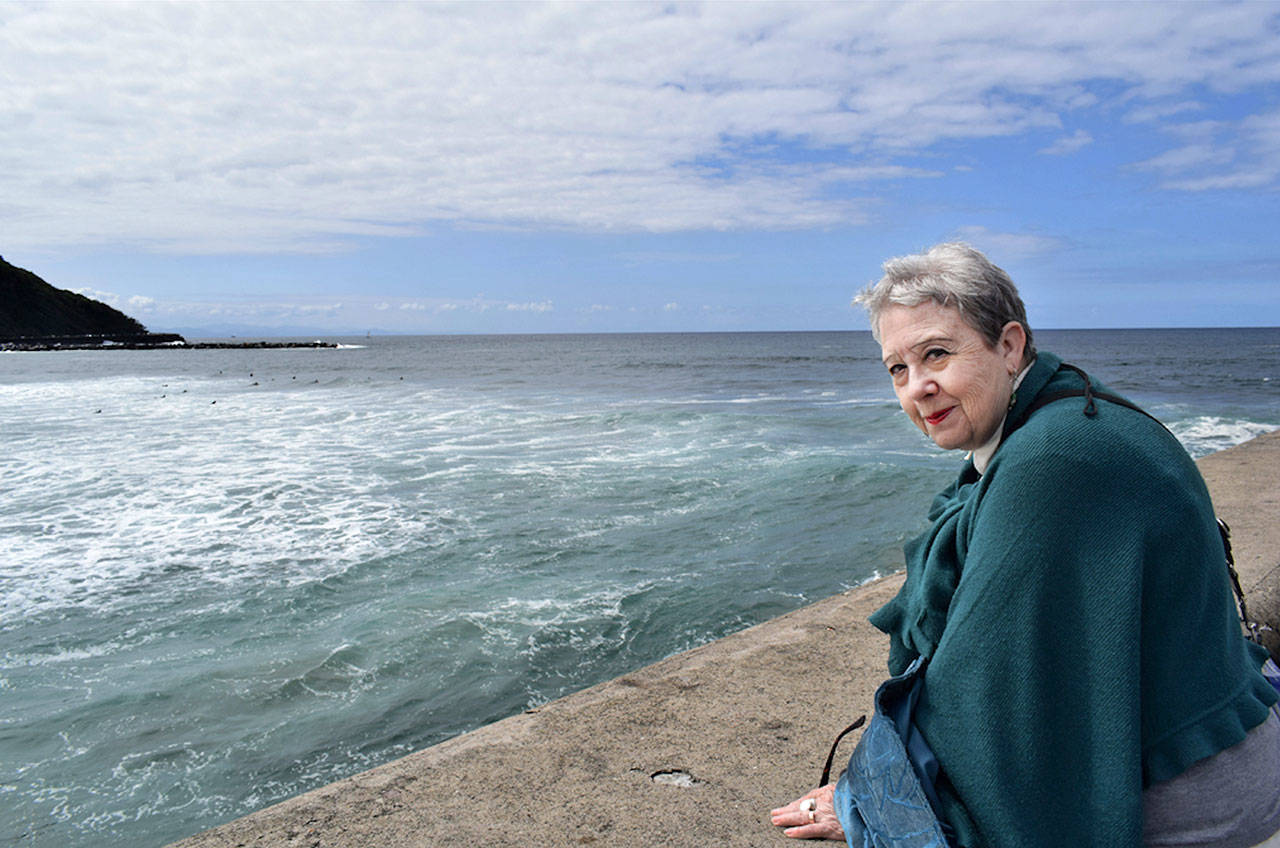 Port Angeles writer Tess Gallagher, pictured here in San Sebastián, Spain, is back home to introduce her new book. She’ll give free readings Thursday and Friday.