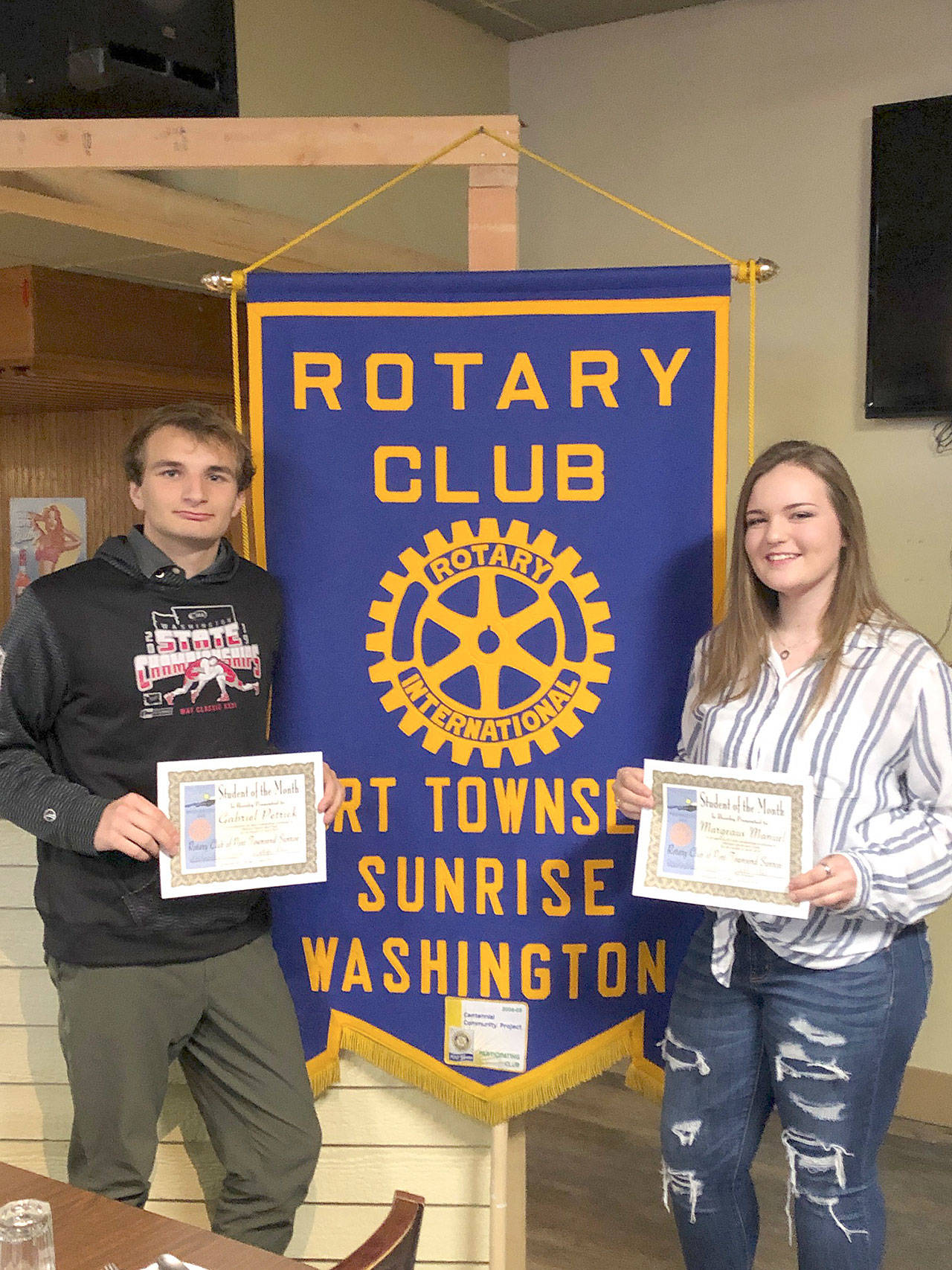 PHOTO: Port Townsend Sunrise Rotary Club selects Students of the Month