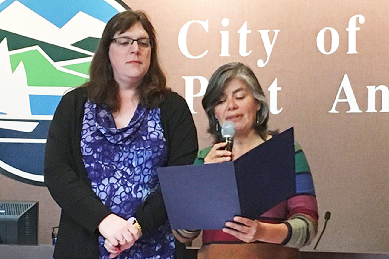 PHOTO: Esprit proclamation in Port Angeles