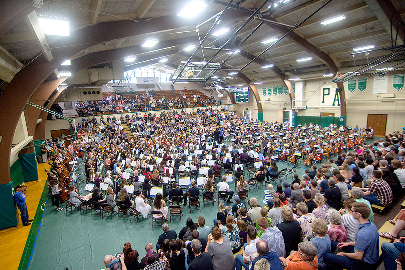 PHOTO: Hundreds tune up for All-City String Review in Port Angeles