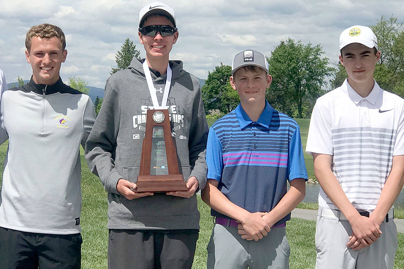 STATE GOLF: Sequim boys place second; Wiker and Jacobsen earn top-10 finishes