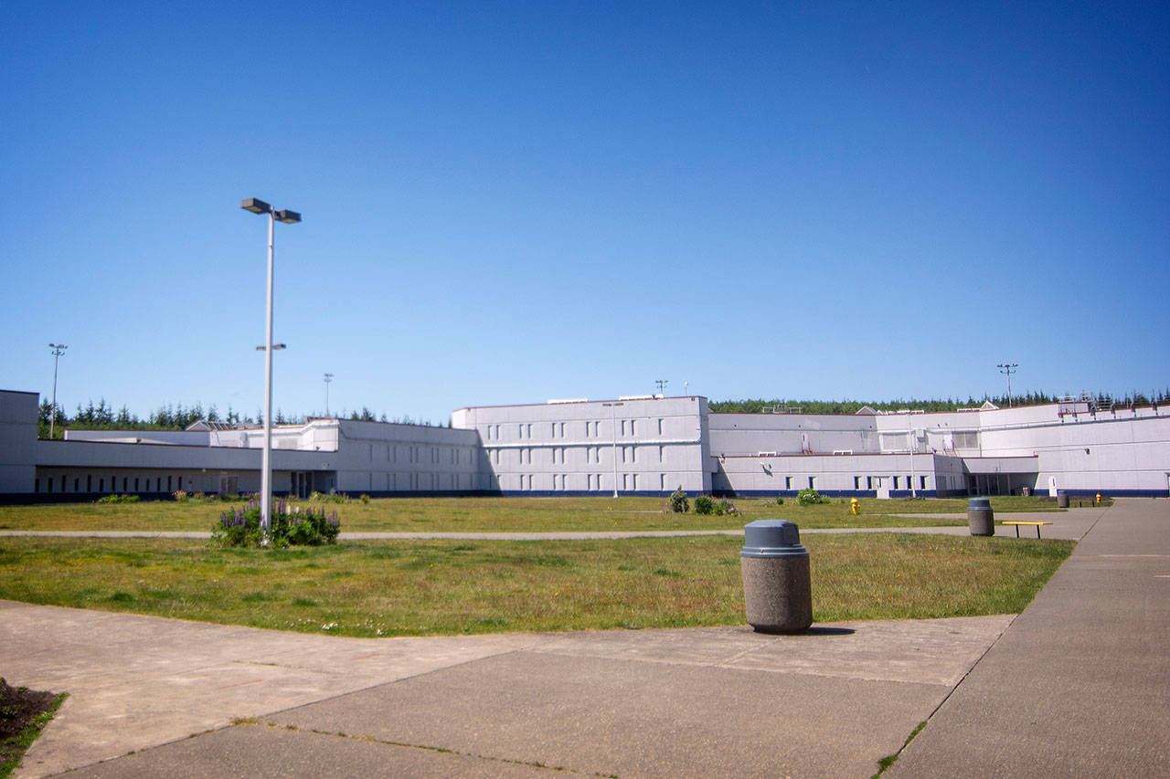 Clallam Bay Corrections Center was locked down Thursday morning following a fight Wednesday. (Jesse Major/Peninsula Daily News)