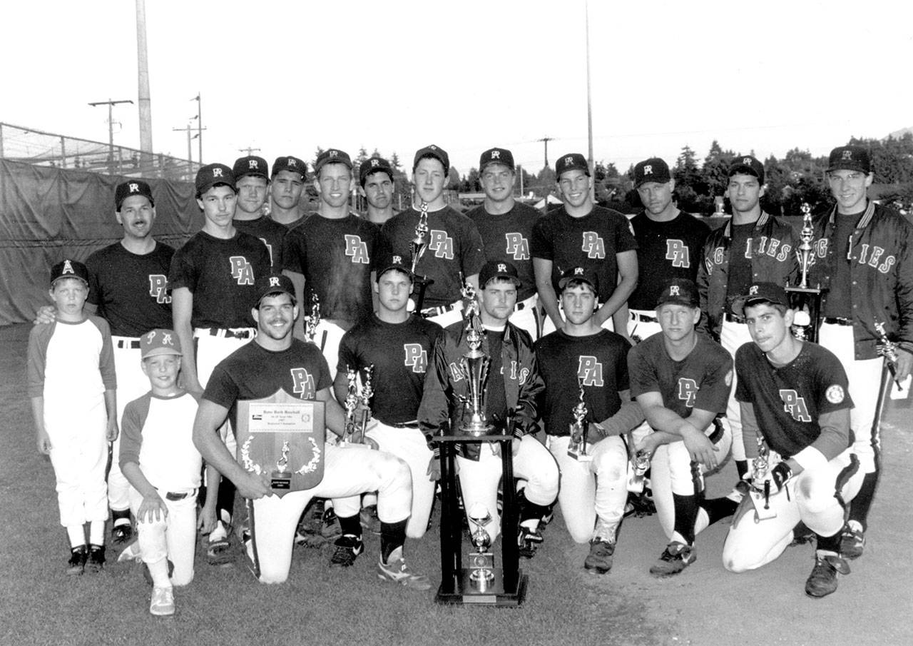 The 1987 Aggies Baseball Club won the Senior Babe Ruth Regional at Civic Field in Port Angeles and were the first area club to play in a Senior Babe Ruth World Series.