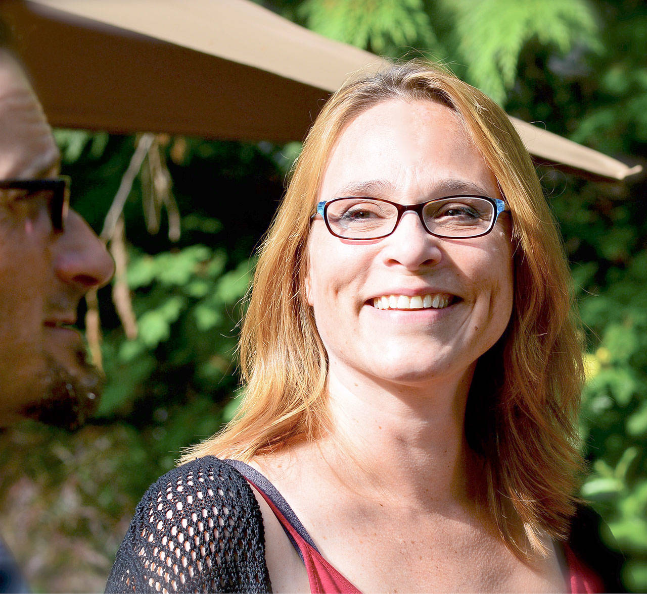 Anna Andersen is artistic director of Port Angeles’ Shakespeare in the Woods festival. (Diane Urbani de la Paz/for Peninsula Daily News)