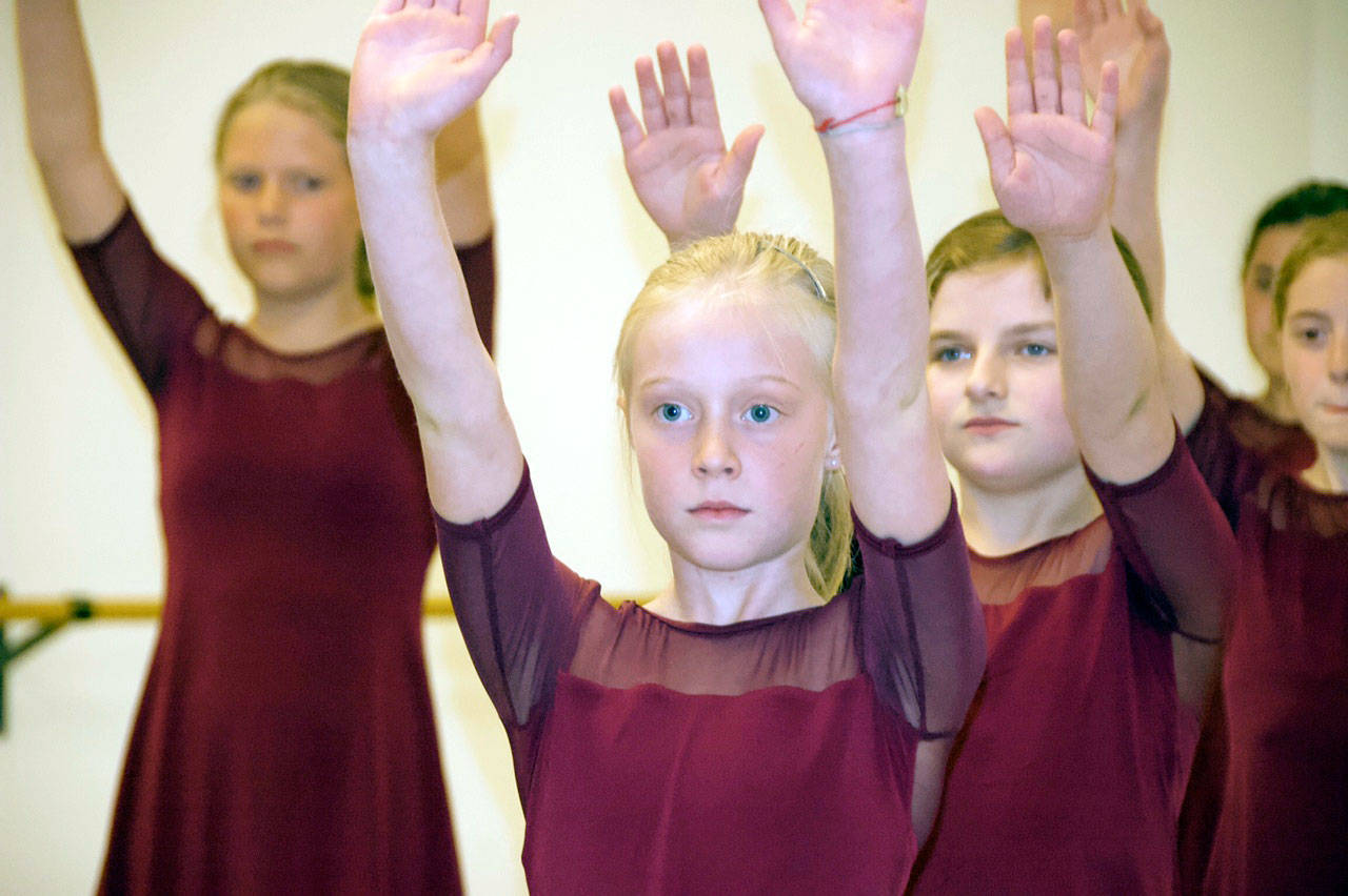 Children dance during past recitals at Ling Hui’s Dance Studio in Port Townsend.