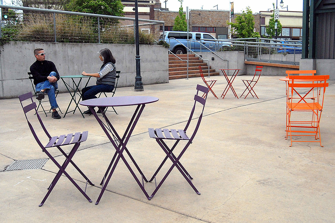 PHOTO: Take a seat on new chairs at The Gateway in Port Angeles