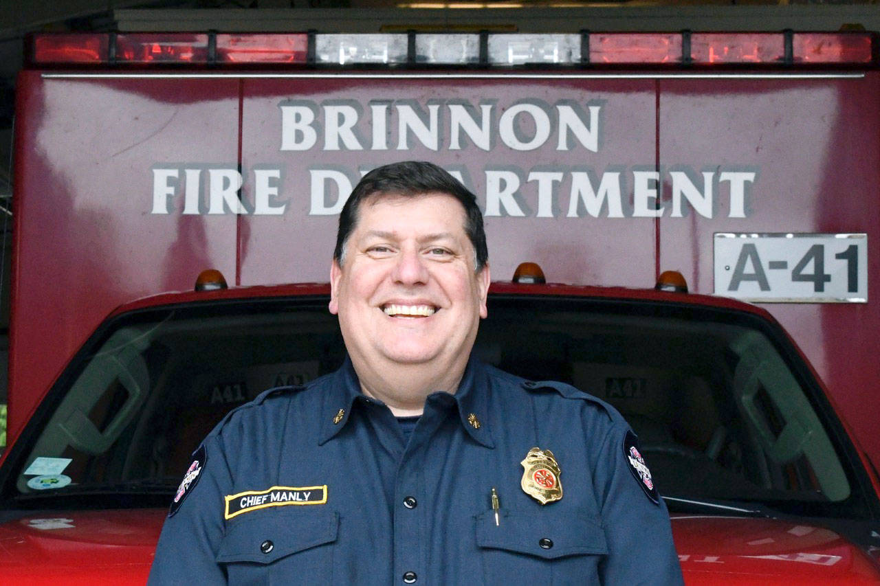 Tim Manly has been named chief of the Brinnon Fire Department, where he served as part-time chief since 2016. Manly said he plans to focus on replacing the department’s equipment that is out of date and inappropriate for the rural community it serves. (Jeannie McMacken/Peninsula Daily News).
