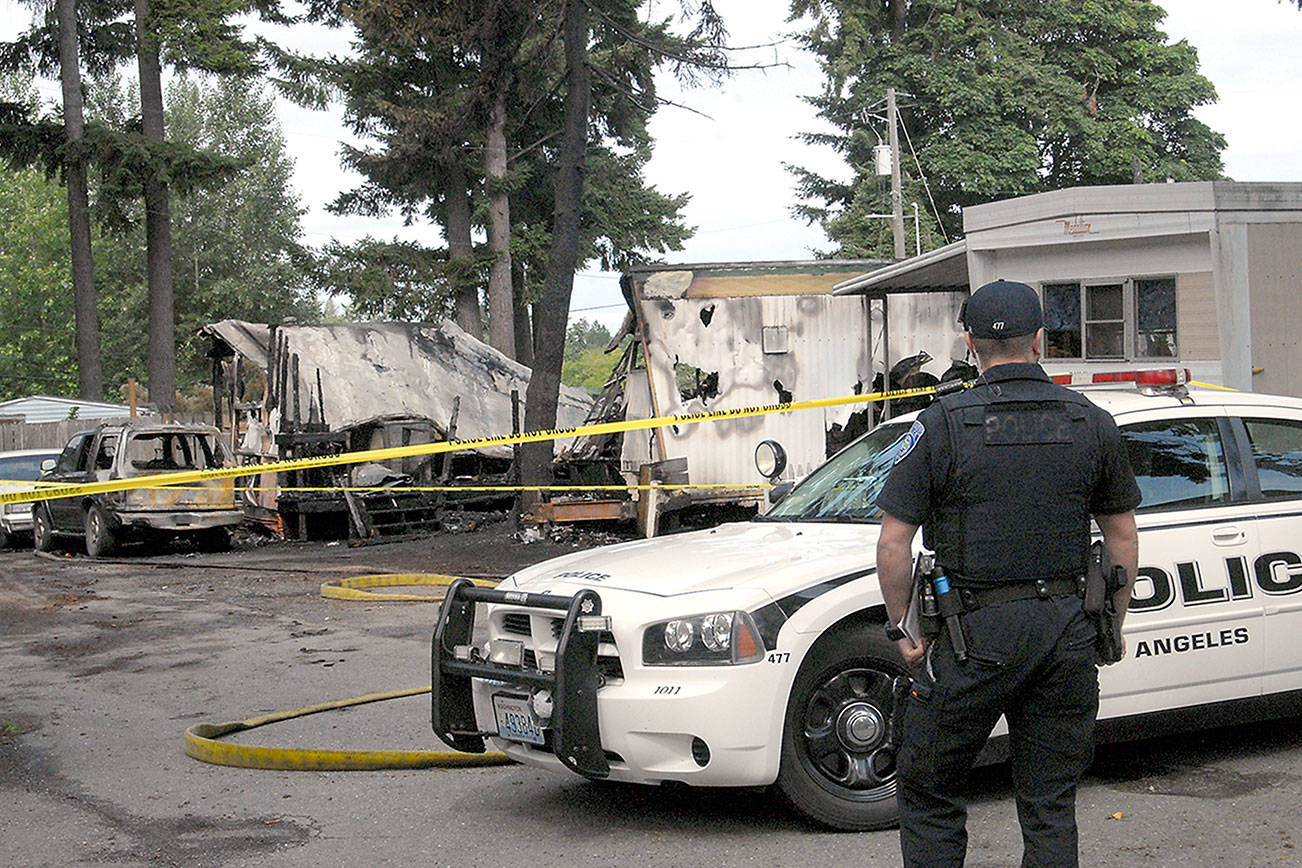 Person of interest arrested following discovery of four dead in Port Angeles fire