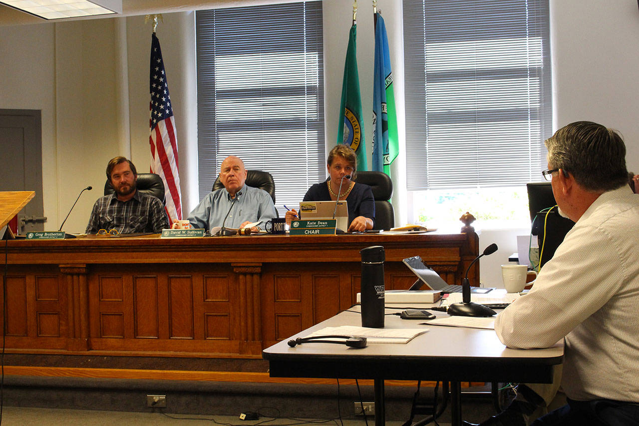 The Jefferson Board of County Commissioners discussed and approved an amendment Monday to the Pleasant Harbor Master Planned Resort. (Zach Jablonski/Peninsula Daily News)