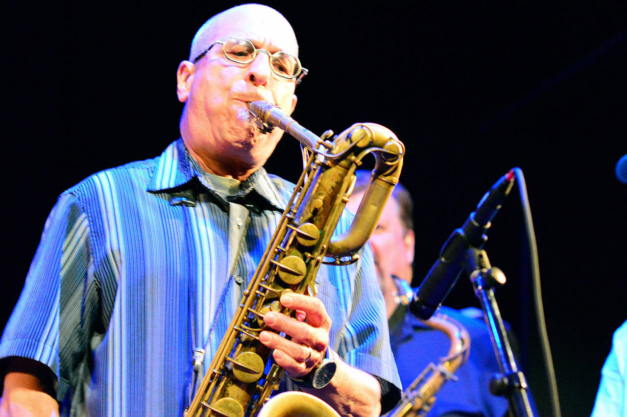 Baritone saxman Gary Smulyan will join dozens of players during this week’s Jazz Port Townsend festival at Fort Worden. (Diane Urbani de la Paz/for Peninsula Daily News)
