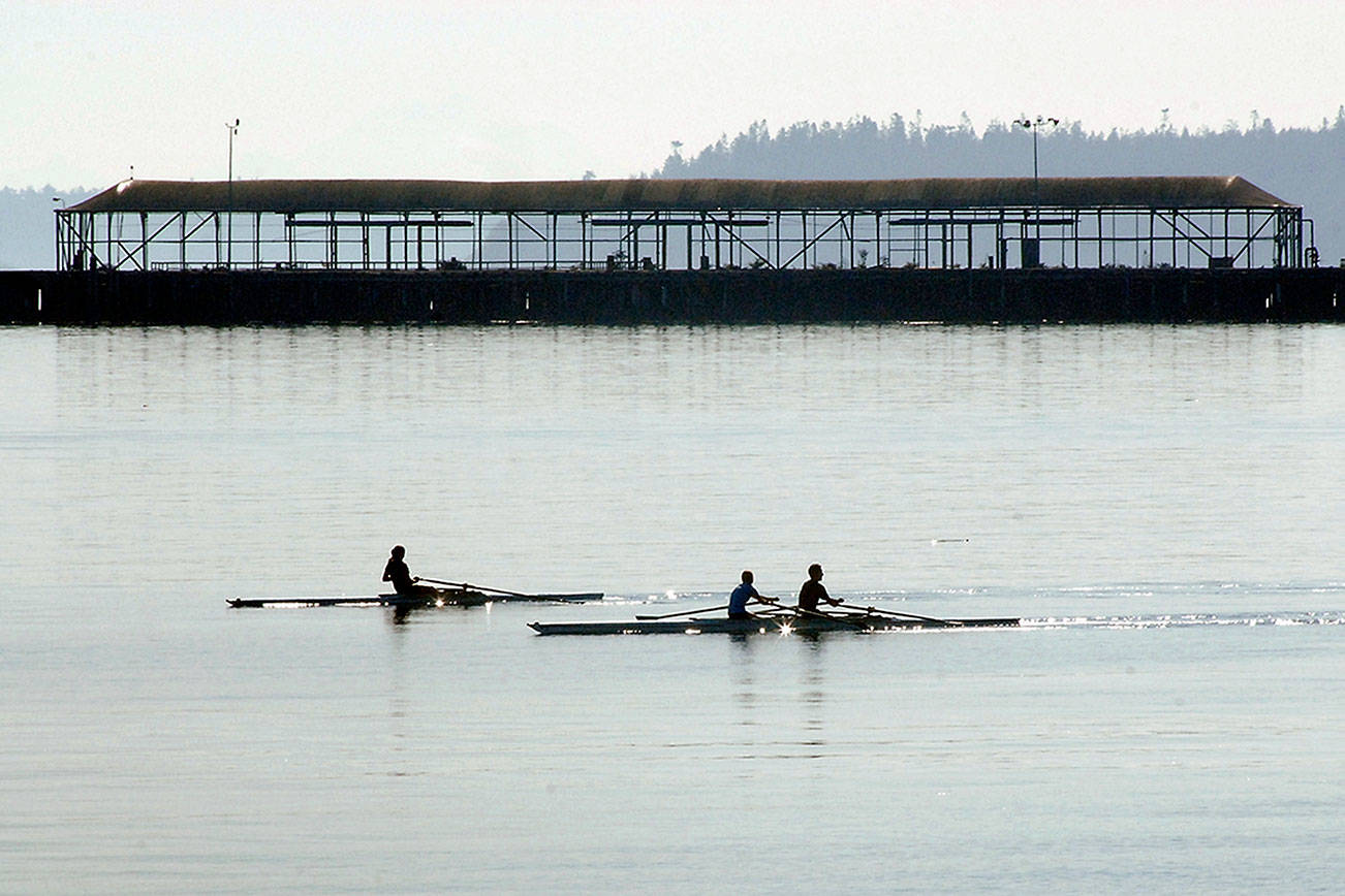 PHOTO: A morning row in Port Angeles Harbor