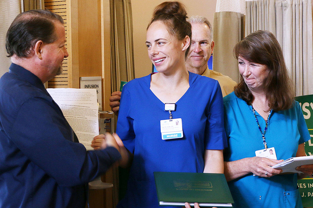 DAISY Foundation recognizes Olympic Medical Cancer Center nurse