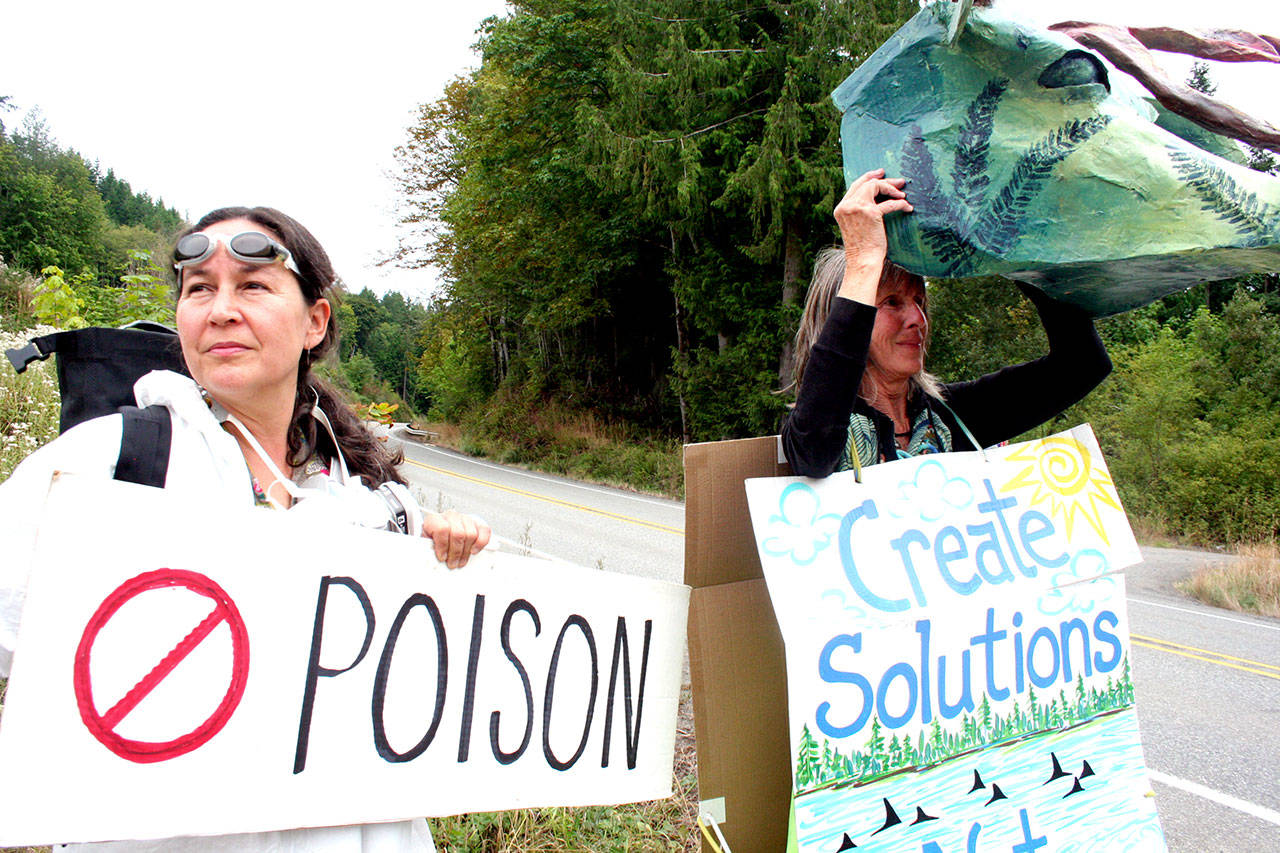 Protesters push back on aerial spraying in Jefferson County