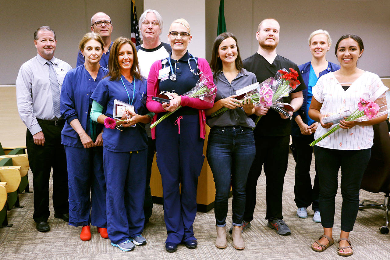 PHOTO: Olympic Medical Center employees feted