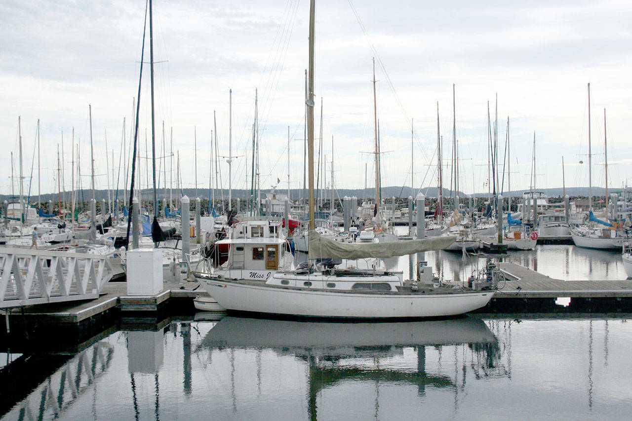 The Boat Haven Marina is one of the main sources of revenue for the Port of Port Townsend, which plans to hold a public hearing on its 2020 draft budget at 10 a.m. Oct. 23 at 333 Benedict St. (Brian McLean/Peninsula Daily News)