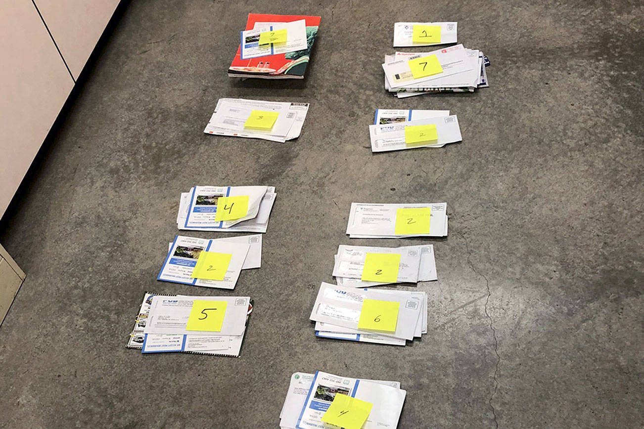 Man arrested with more than 70 pieces of mail
