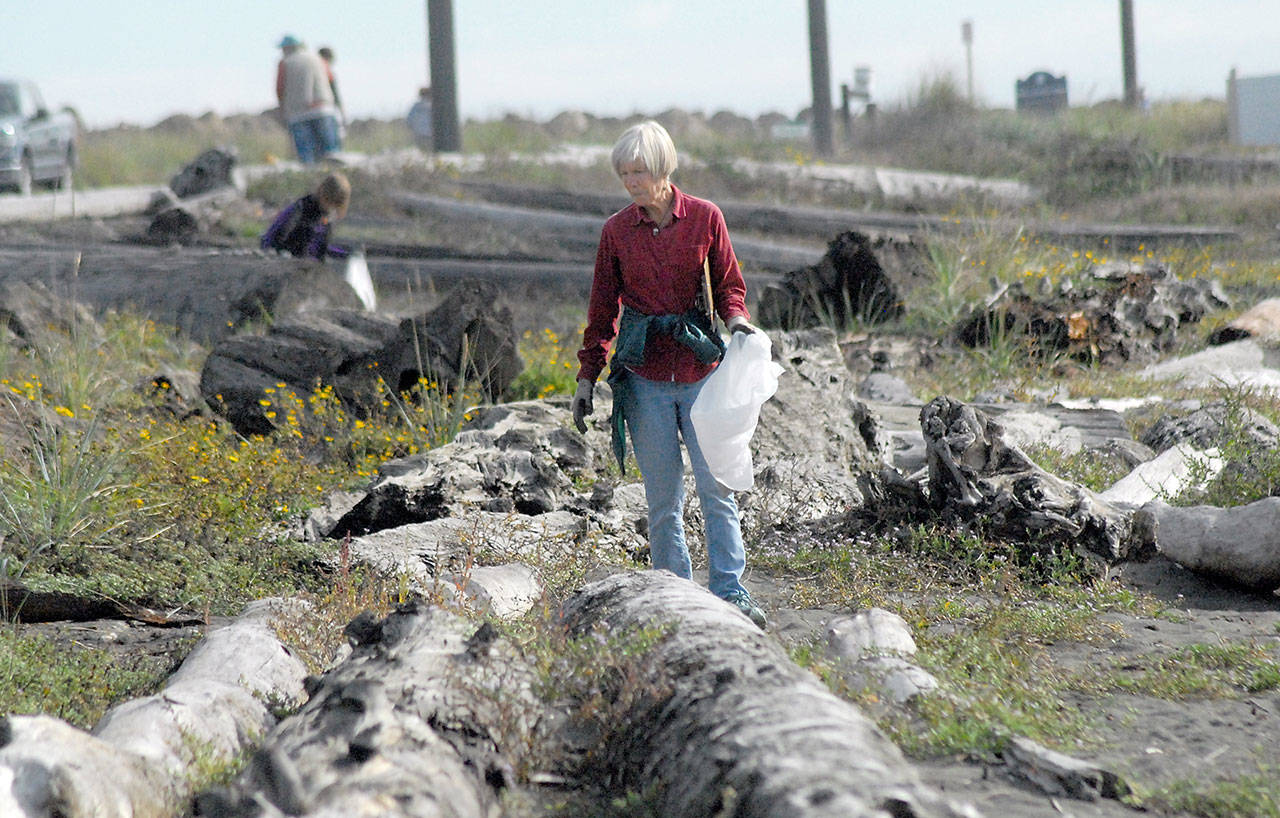 PHOTO: Coastal cleanup at Ediz Hook in Port Angeles
