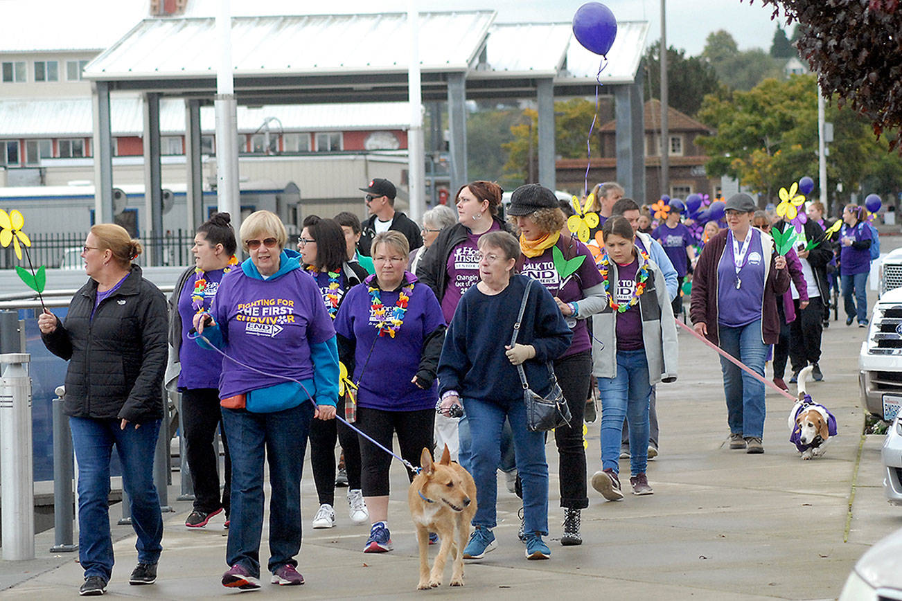 PHOTO: Walking for Alzheimer’s in Port Angeles