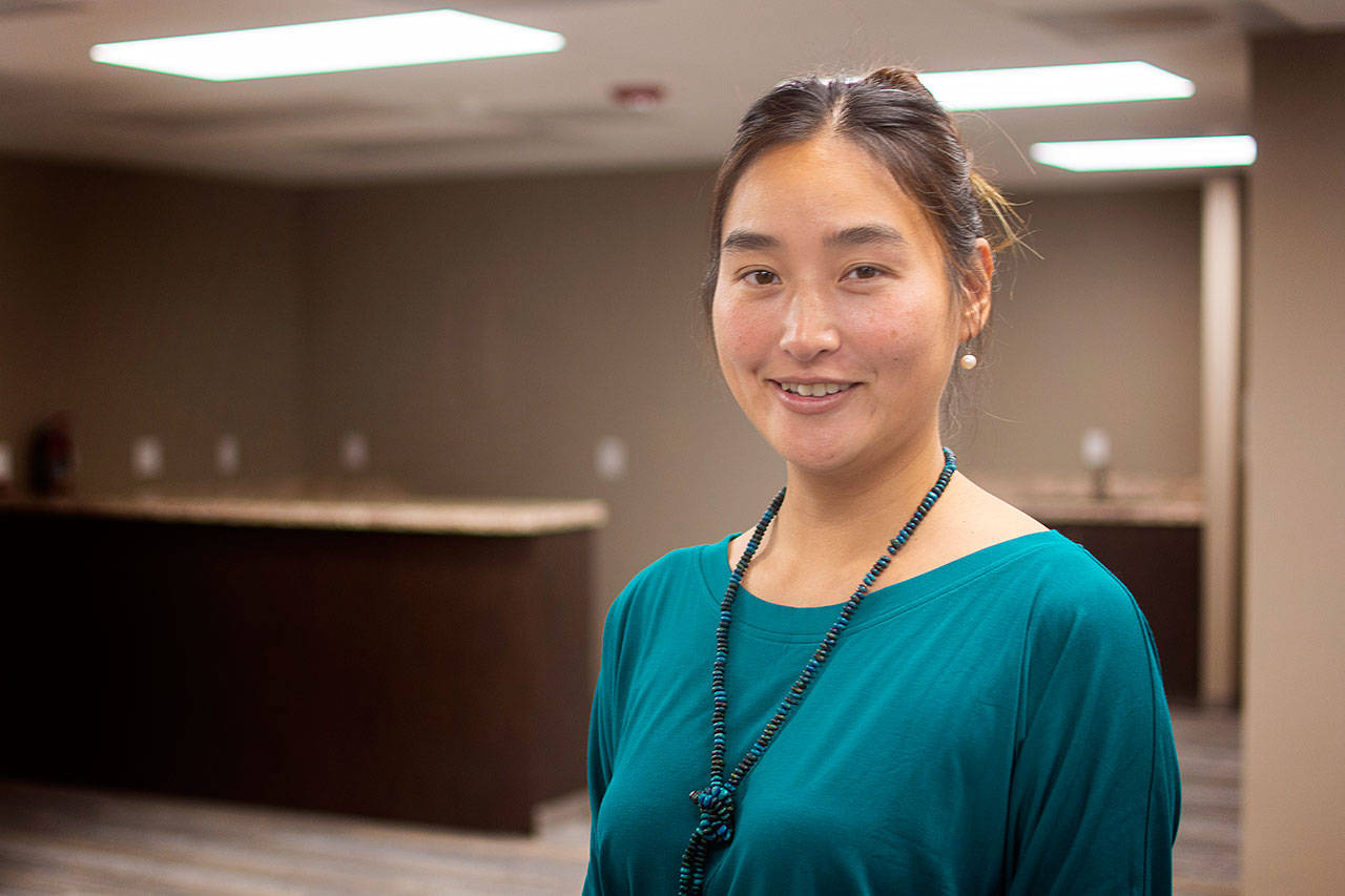 JooRi Jun, a naturopathic physician from Port Townsend, started Monday as executive director at the Volunteer Hospice of Clallam County. (Jesse Major/Peninsula Daily News)