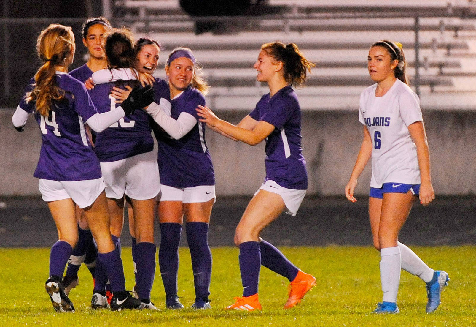The Sequim soccer girls won over Olympic to muscle their way into a tie for third place in the Olympic League 2A Division. (Michael Dashiell/Olympic Peninsula News Group)