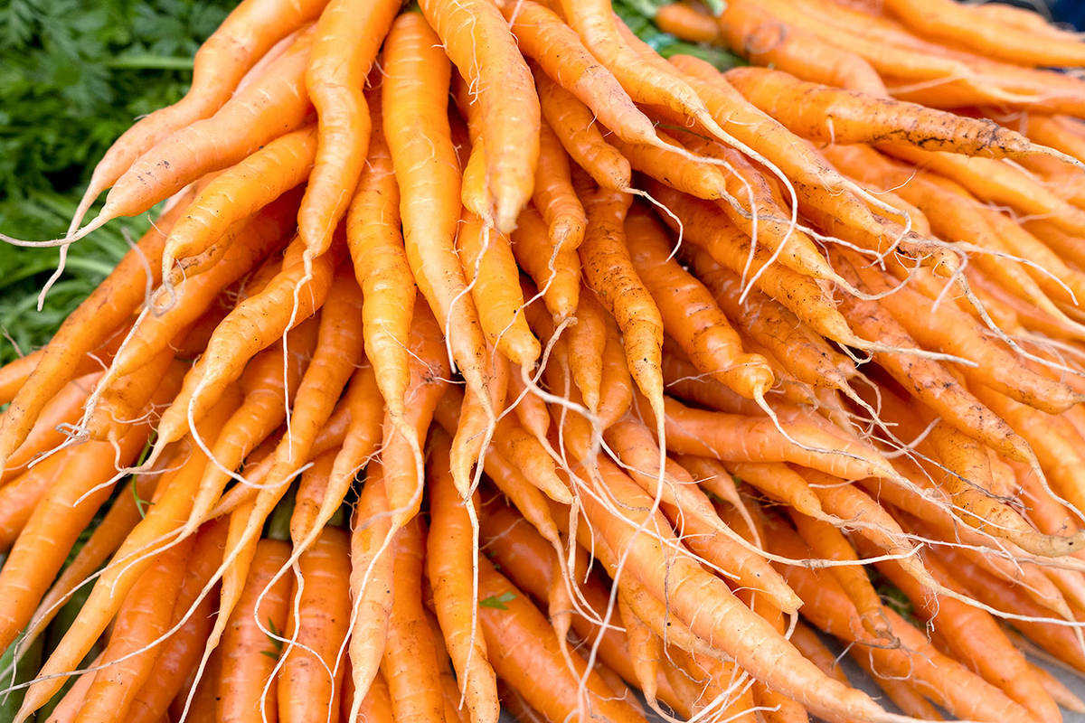 Carrots are among the food offered at Jefferson County farmers markets. (David Conklin)