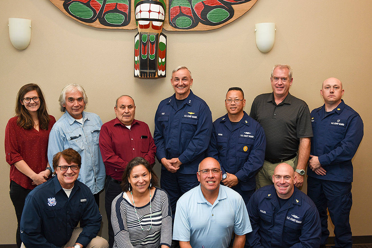 Coast Guard meets with Makah, Quileute council members