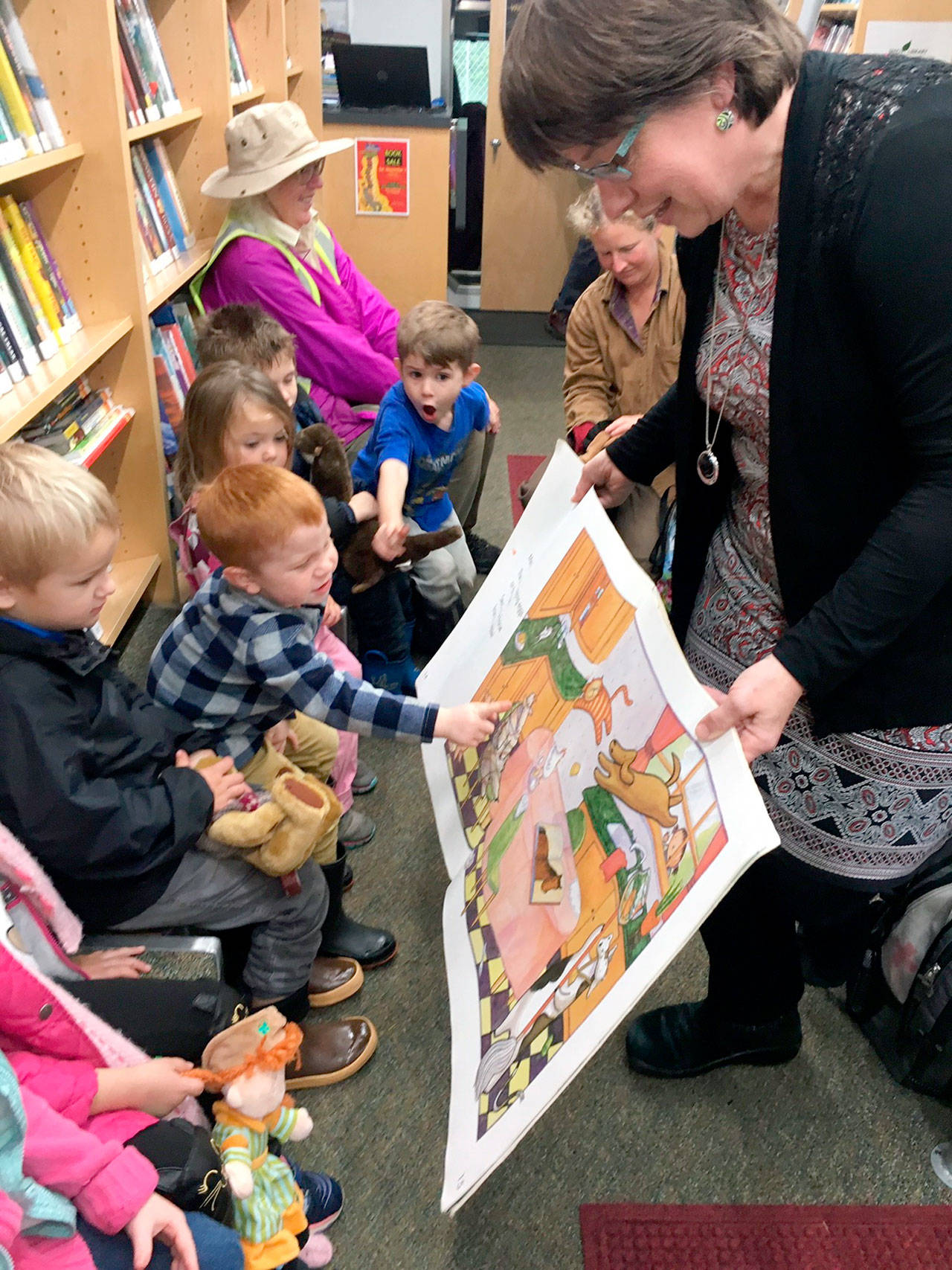 Bookmobile visits Quilcene School
