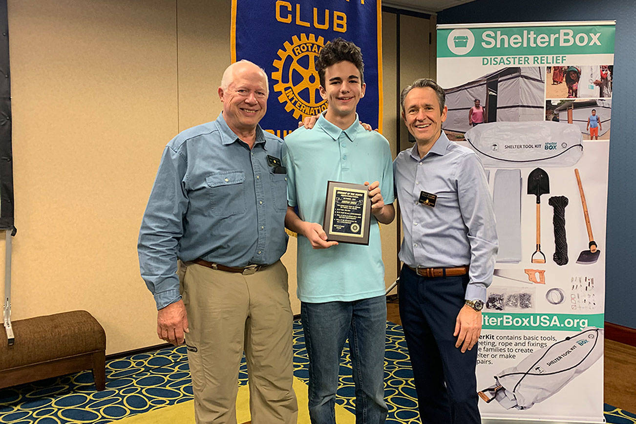 Sequim Rotary names student of the month