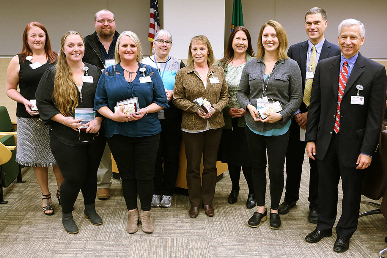 Staff members from OMC departments honored for work