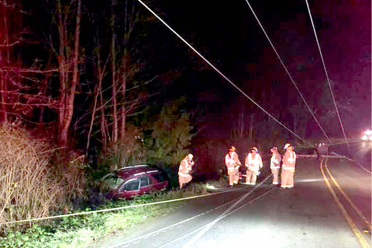 Car hits pole, knocks out power for several hours