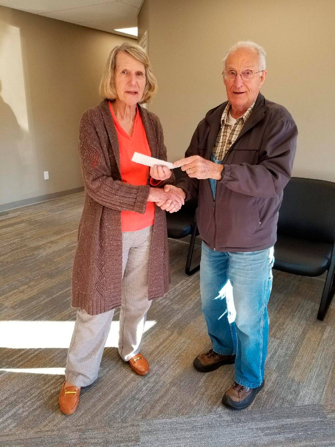 $500 donated to Volunteer Hospice of Clallam County