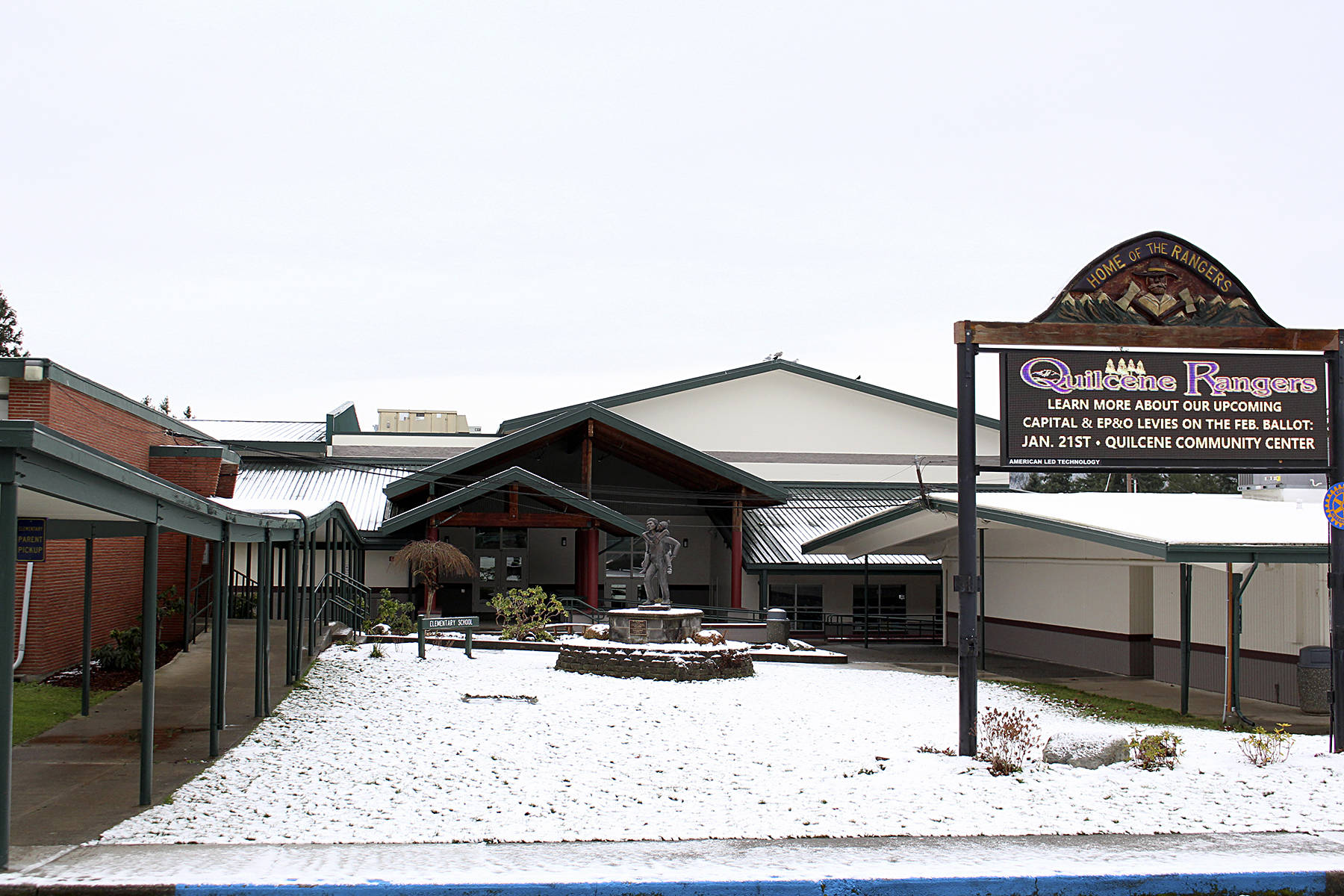 The Quilcene School District will vote on levies in the Feb. 11 special election. (Zach Jablonski/Peninsula Daily News file)