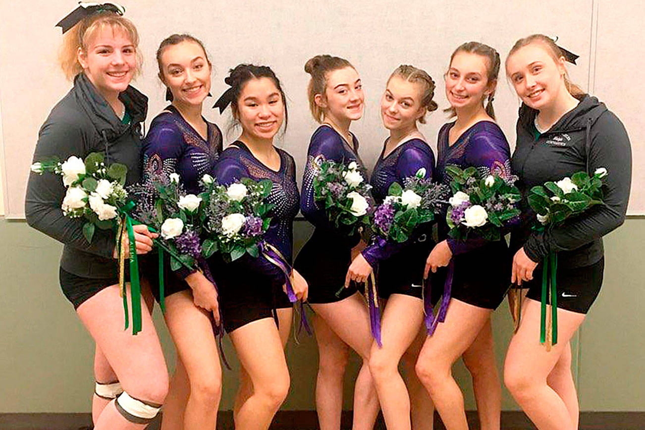 Six gymnasts going to state