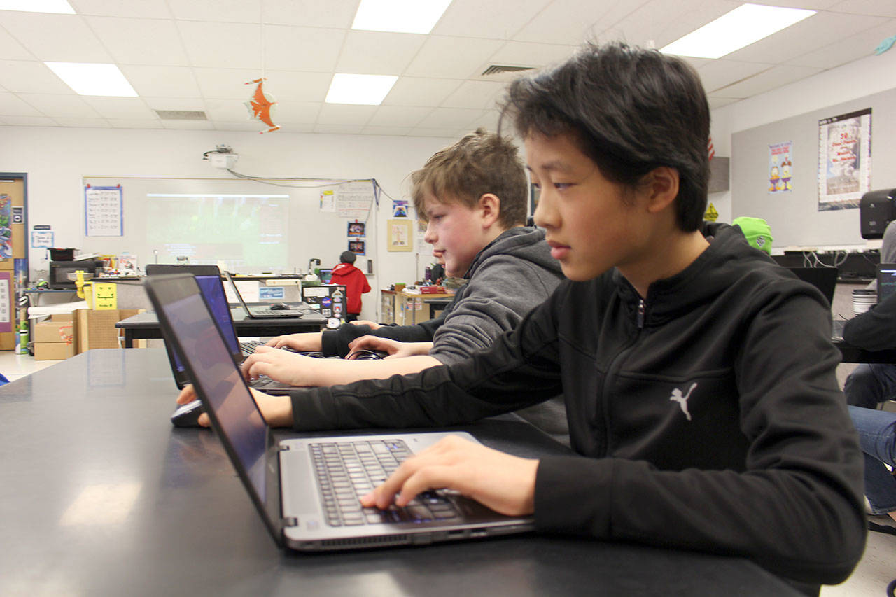 Chimacum students compete against each other and UK students