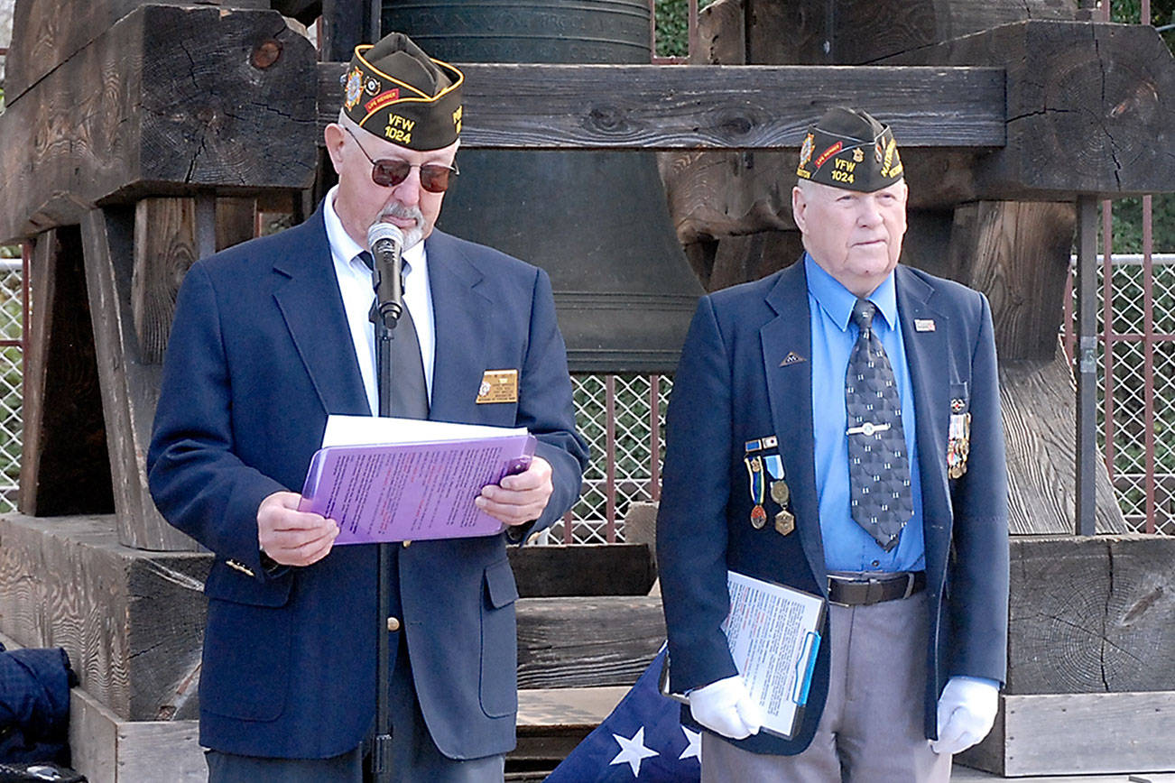 Liberty Bell rings for local veterans at remembrance ceremony