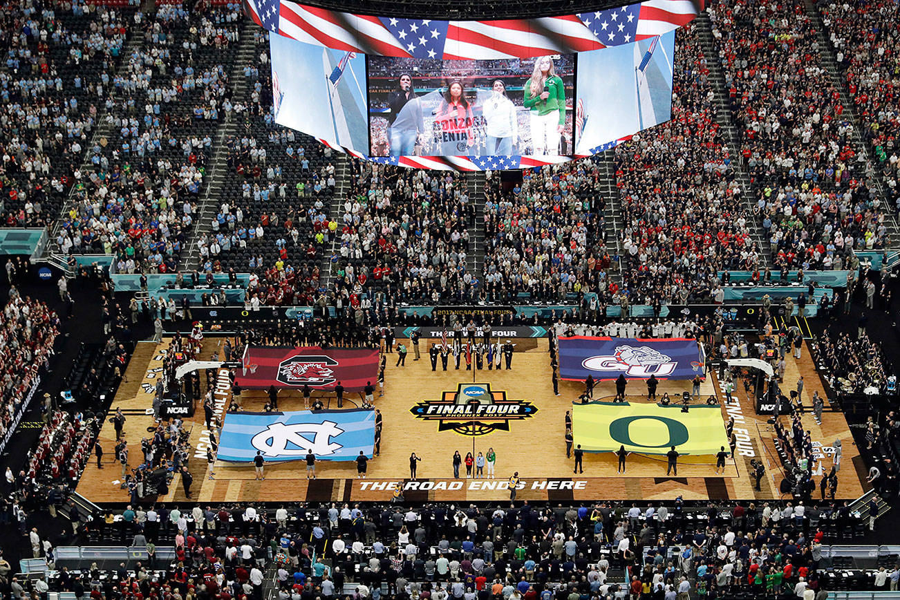 Empty arenas will host March Madness