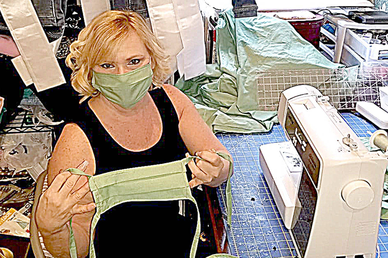 Peninsula comes together to sew homemade face masks