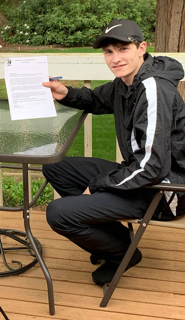 Port Townsend High School senior Jacob Madison has signed a letter of intent to play golf for Olympic College in Bremerton. (Submitted photo)