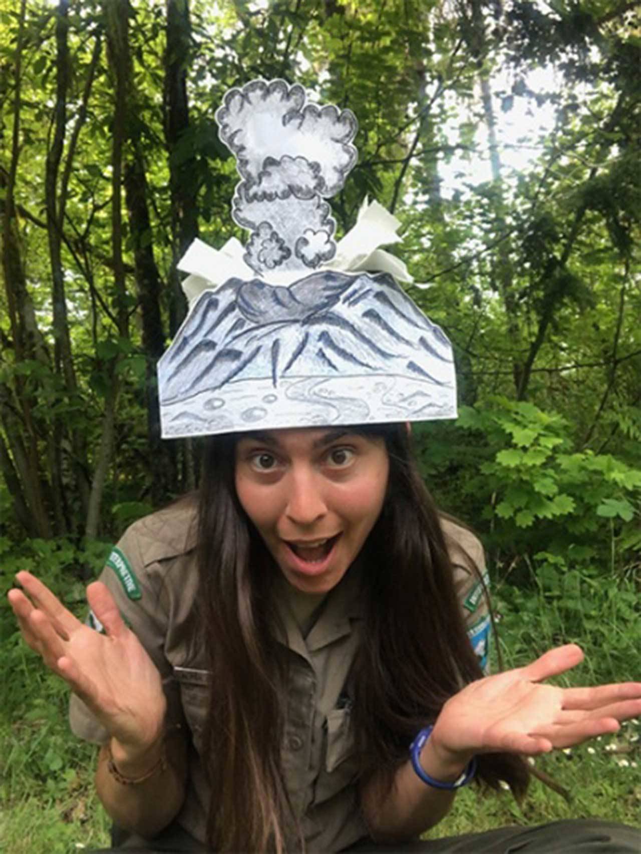 Interpretive Specialist Alysa Adams will give a Mount St. Helens eruption talk and lead a craft for all ages. (Washington State Parks)