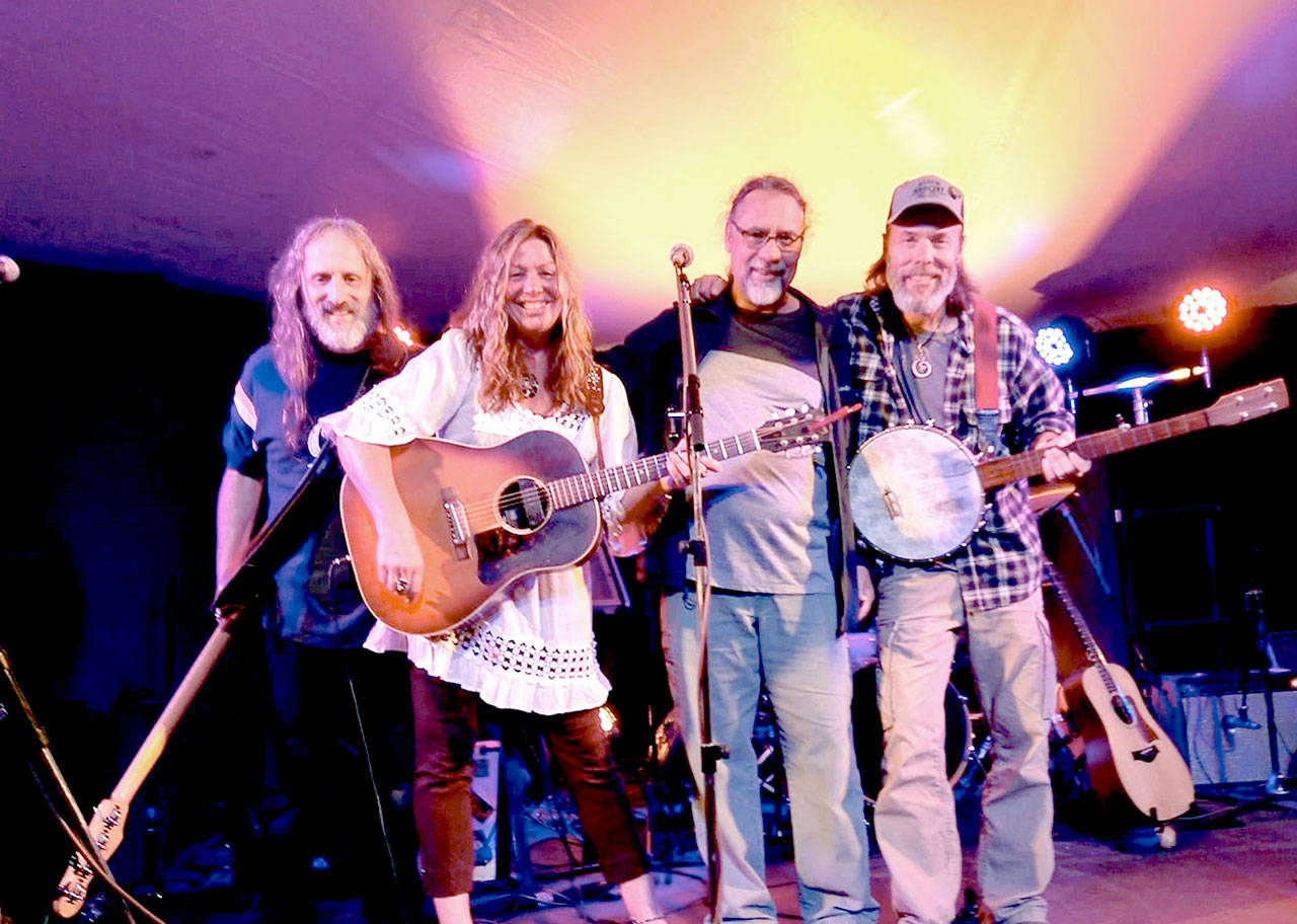 Joy in Mudville, from left, Paul Stehr-Green, Kim Trenerry, Terry Smith and Jason Mogi, is among the bands hoping to play a Port Angeles Concert on the Pier show. (Photo courtesy of Joy in Mudville)