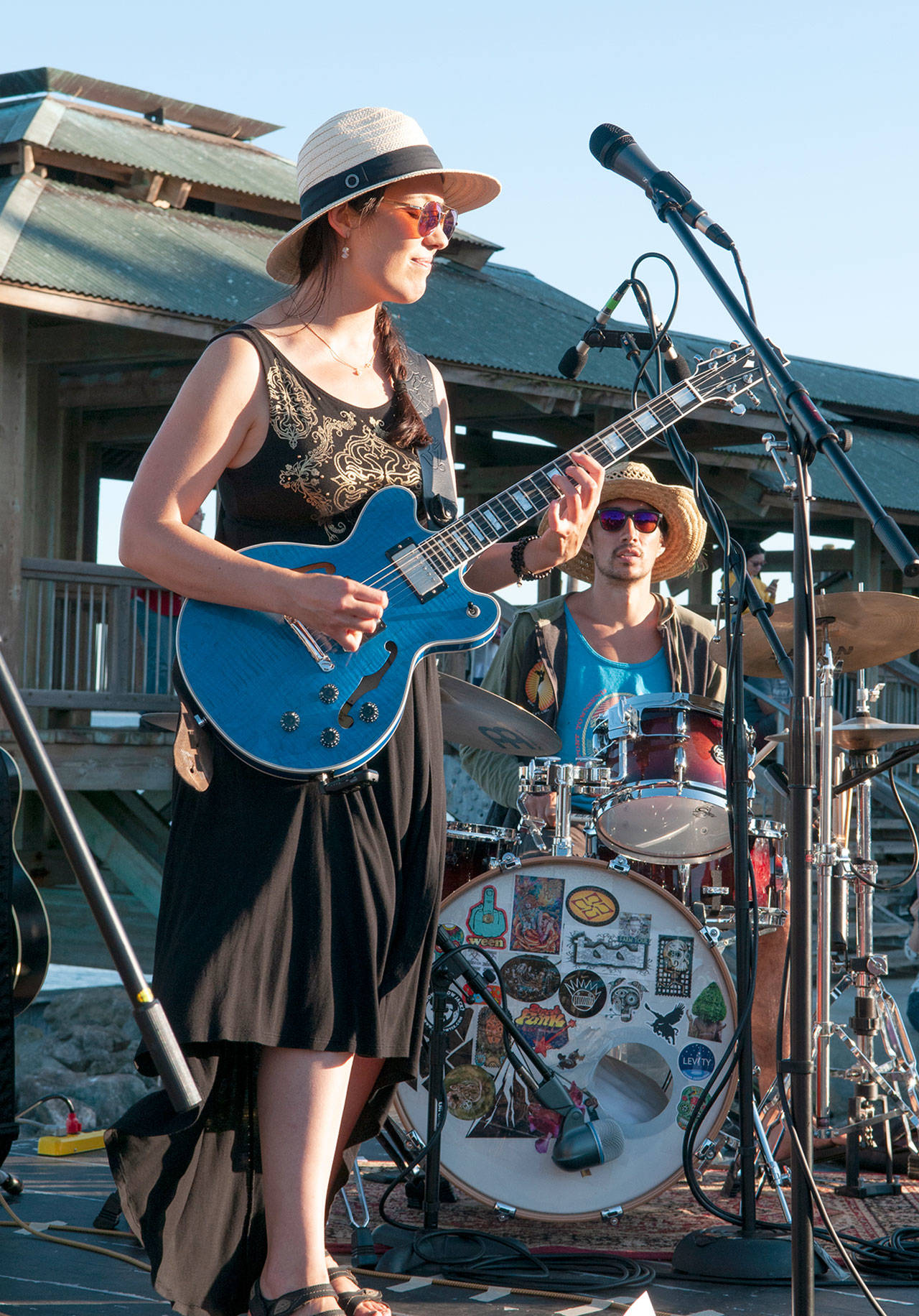 Many of the artists and musicians for the upcoming pop-up performances, such as Micaela Kingslight, pictured here, have previously performed at the Uptown Street Fair or Concerts on the Dock.