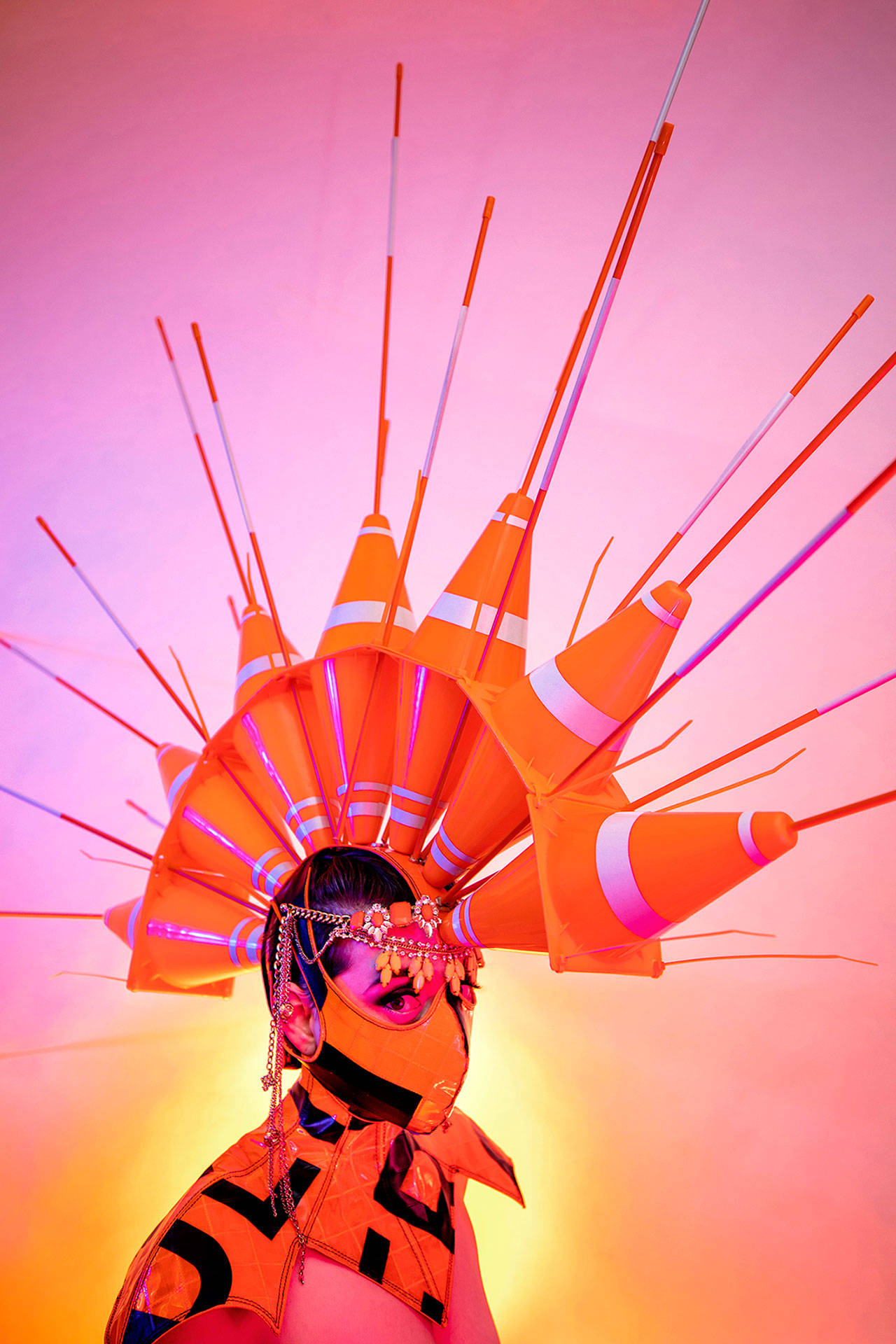 Grace Duvals COVID Caution of Massachusetts is an example of a creative face mask. It was provided by the Wearable Art Show. The Chamber of Jefferson County and JeffcoCARES Maskies Awards creative face mask competition has been extended to July 17.