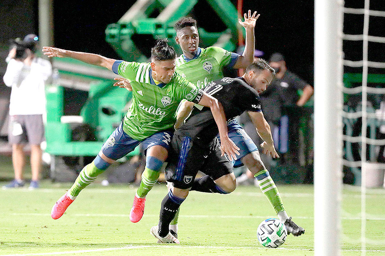 MLS SOCCER: Sounders return to action with 0-0 draw against San Jose