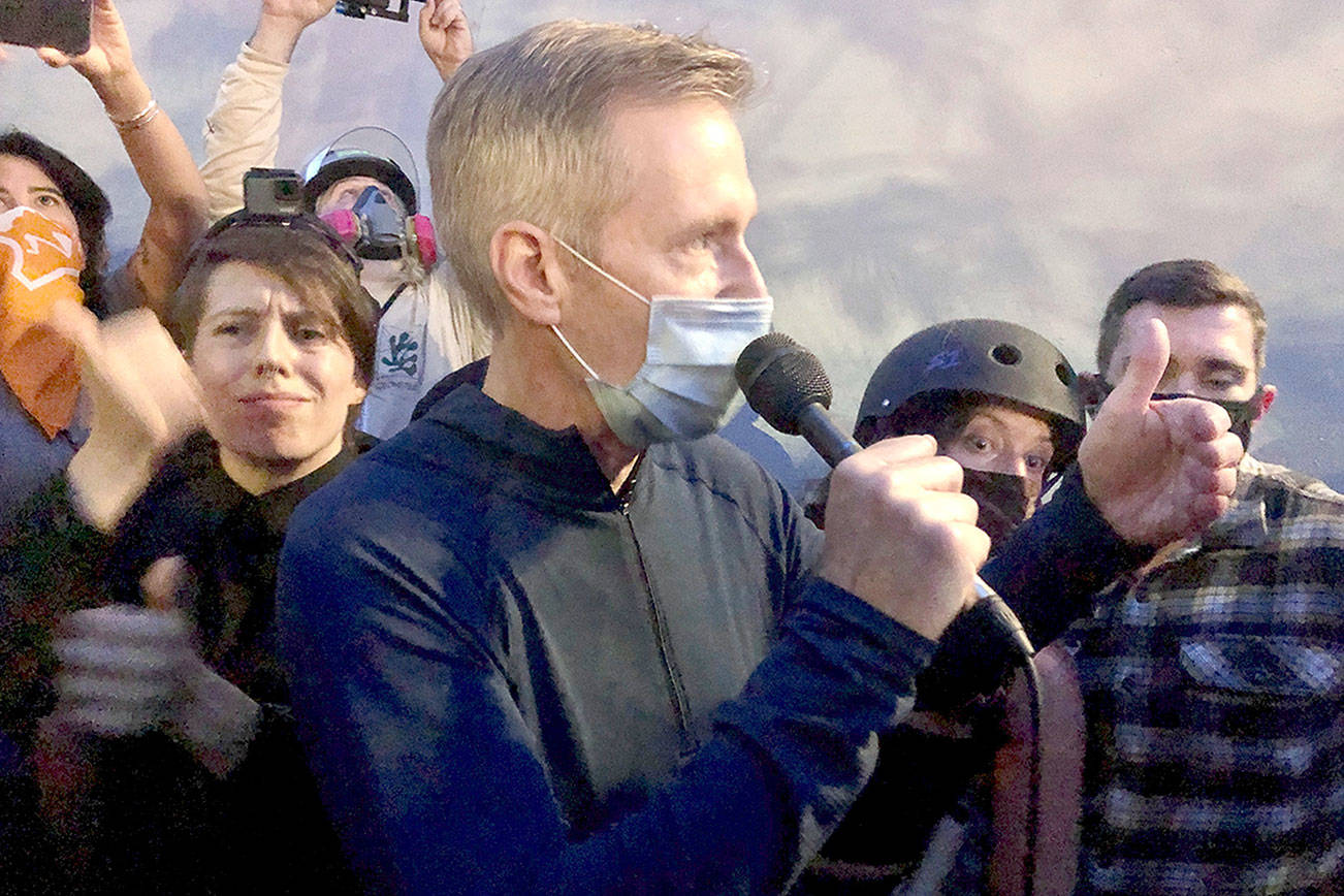 Portland’s mayor tear-gassed by US agents as protest rages